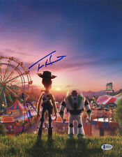 TIM ALLEN TOM HANKS SIGNED AUTOGRAPH 'TOY STORY ' 11X14 PHOTO BAS BECKETT COA picture