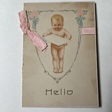 vintage 1919 BABY ARRIVAL ANNOUNCEMENT Paducah Kentucky Card picture