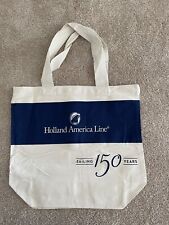 NEW Holland America Line  Fabric Tote Bag Sailing 150 Years picture