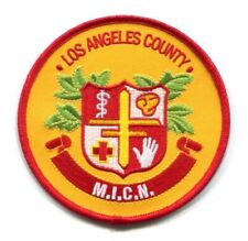 Los Angeles County Emergency Medical Services EMS MICN Patch California CA picture