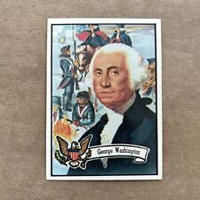 1972 Topps U.S. Presidents George Washington 1st President Card #1 picture