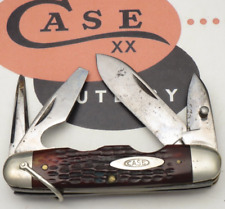 Vintage Case XX 1940-1964 6445R Scout Knife Chestnut Bovine Bone - Light Use picture