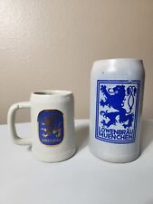 Lowenbrau Muenchen VTG Beer Collectible Steins-Lot of 2 picture