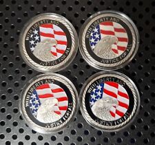Lot Of 4 Commemorative Coins 9/11. #Z130 picture