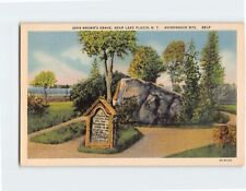Postcard John Browns Grave Adirondack Mts. Lake Placid New York USA picture