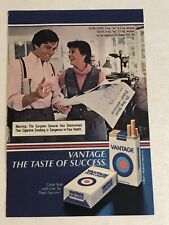 1984 Vantage Cigarettes Vintage Print Ad Advertisement pa19 picture