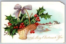 Vintage Postcard From Early 1900’s A Merry Christmas to You picture
