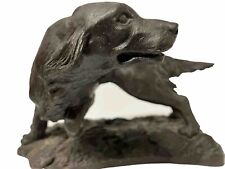 Heredities Cast Bronze Setter Sculpture by Artist Victor Hayton Made in England picture