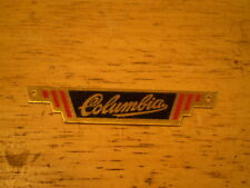 Collectable Prewar 1941 Columbia Superb F-9T Deluxe Bicycle Rack Badge Insignia picture