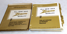 1964 Zenith All New FULL Line Specification Sheets TV Radio Phonograph picture