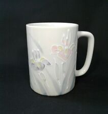 Vintage Otagiri Pastel Floral Lite Handpainted Coffee Mug Japan picture