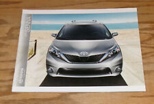 Original 2011 Toyota Sienna Deluxe Sales Brochure 11 LE SE XLE Limited picture