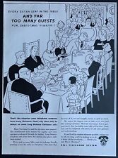 Vintage 1941 Bell Telephone System Christmas Print Ad picture
