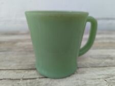 Vintage Fire King Jadeite D Handle Coffee Mug Cup Oven Ware Glass USA picture