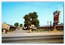 c1950's Bella Motel Roadside Cars Center Line Michigan MI Vintage Postcard picture
