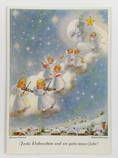 Hannes Petersen Heavenly Concert Merry Christmas and a Happy New Year Postcard picture