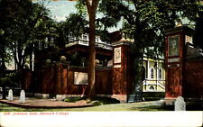 Johnson Gate ~ Harvard College ~ Cambridge Massachusetts MA ~ UDB postcard c1905 picture