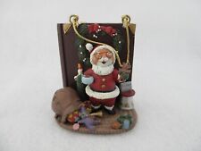 His Eyes How They Twinkled 1996 Bradford Night Before Christmas Ornament 89425 picture
