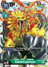 BT7-052 SaberLeomon Common Mint Digimon Card picture