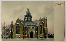 Providence Rhode Island Calvary Baptist Church Antique Postcard c1910 picture