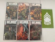 DC Horror Sgt Rock vs Army Of The Dead Lot Of 7 Complete Set 1-6 picture