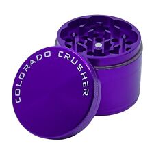 Colorado Crusher 56 MM Tall Herb Grinder Spice Crusher 4 Piece Purple picture