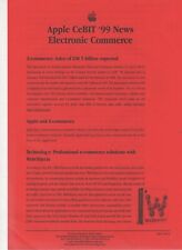 ITHistory (1999) APPLE Press Release: CeBIT 99  News Electronic Commerce picture