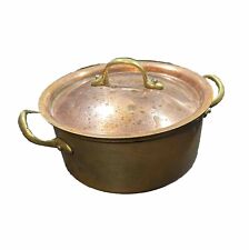 Preowned Vintage Copral Made in Portugal Copper Pot With Lid Small picture