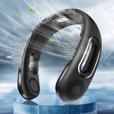 Neck Fan, Hands Free Bladeless Neck Fans Portable Rechargeable, 360° Cooling picture