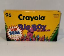 VTG Crayola Big Box of Crayons Advertisement - 96 Crayons-  1994- NEW- Retired picture