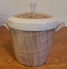VTG MCM Raffiaware Insulated Ice Bucket 96oz, Very Clean picture