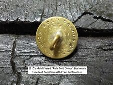 Old Rare Vintage Antique Civil War Relic 1810's Coin Button Loaded with Gold picture