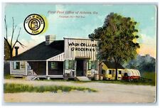 c1910's First Post Office Exterior Roadside Atlanta Georgia GA Unposted Postcard picture