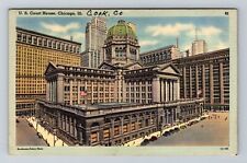 Chicago IL-Illinois, U.S Court House, Exterior, Vintage Postcard picture