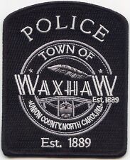 WAXHAW Union County NORTH CAROLINA POLICE PATCH picture