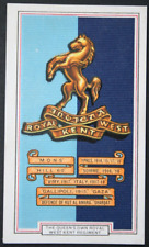 QUEEN'S OWN ROYAL WEST KENT REGIMENT  World War 1 Battle Honours  Card  FD10MS picture