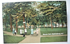 1910 era Mansion Park, Ogdensburg, N.Y. Postcard picture