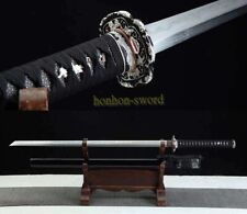 Honsanmai Clay Tempered Chokutō Ninjato Japanese Samurai Sword KAMASU-Kissaki picture