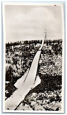 Falun Sweden Postcard Aerial photo of Kallviksbacken 1956 RPPC Photo picture