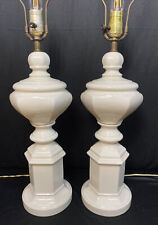 Vintage Pair of Porcelain Table Lamps Set of 2 30.75