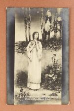 Evening silence. Moon. Romantic woman. Tsarist Russia postcard 1906s KOTARBINSKY picture