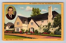 North Hollywood CA-California, Residence Of Bob Hope, Antique, Vintage Postcard picture