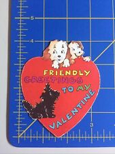 Vintage Art Deco Valentine’s Day Greeting Card Super Cute #14 picture