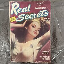 Real Secrets Love and Romance Nov 1949 # 2 Cartoon Comic Book  Ace Golden Comic picture