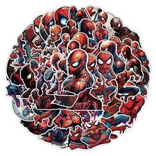 50 Pcs Stickers Spider Man Marvel Heroes Animation Luggage Car Phone Vinyl Decal picture