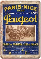 Peugeot Motorcycle Paris France Ad Reproduction Metal Sign F24 picture