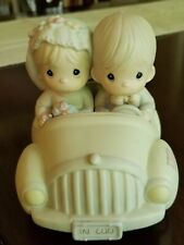 VTG Precious Moments Wishing You Roads of Happiness Just Married 1988  #520780 picture