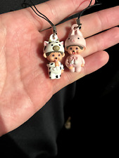Vintage Monchhichi Constellation Charms Rabbit Cow picture