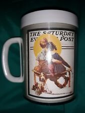 Vintage The Saturday Evening Post Thermo Serv Mug Insulated Plastic picture