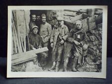 WWI US Soldiers Real Photo Wounded At French First Aid Station War Bunker France picture